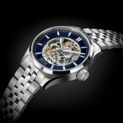 Relógio masculino Epos prateado com pulseira de aço Passion 3501.135.20.16.30 41MM Automatic