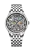Męski srebrny zegarek Agelocer Watches z paskiem stalowym Bosch Series Steel Silver 40MM Automatic