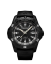 Zwart herenhorloge van ProTek Watches met een rubberen band Series PT1211 42MM Automatic