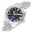 Męski srebrny zegarek Squale ze stalowym paskiem Super-Squale Sunray Black Bracelet - Silver 38MM Automatic
