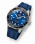 Ασημένιο ρολόι Swiss Military Hanowa για άντρες με λαστιχάκι Dive SM34088.08 41,5MM