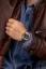 Stříbrné pánské hodinky Nivada Grenchen s ocelovým páskem Pacman Depthmaster 14102A04 39MM Automatic