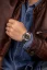 Strieborné pánske hodinky Nivada Grenchen s ocelovým opaskom Pacman Depthmaster 14102A04 39MM Automatic