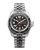Relógio Momentum Watches prata para homens com pulseira de aço Sea Quartz 30 Black 42MM