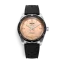 Men's silver Vulcain watch with rubber strap Skindiver Nautique - Salmon Beige Luminova - Rubber 44,5MM Automatic