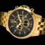 Zlaté pánské hodinky Louis XVI s ocelovým páskem Athos 800 - Gold 43MM