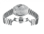 Ασημένιο ρολόι NYI Watches για άντρες με ιμάντα από χάλυβα The Brooklyn - Silver 42MM