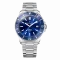 Stříbrné pánské hodinky Venezianico s ocelovým páskem Nereide 3321502C Blue 42MM Automatic