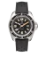 Strieborné pánske hodinky Momentum Watches s gumovým pásikom Sea Auto 30 Black Tropic Rubber 42MM Automatic