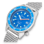 Relógio Squale de prata para homem com pulseira de aço 1521 Ocean Mesh Blasted - Silver 42MM Automatic