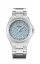 Zilverkleurig herenhorloge van Delma Watches met stalen riem band Midland Silver / Blue 40,5MM