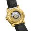 Reloj de hombre dorado Zinvo Relojes con correa de piel auténtica Blade - Gold 44MM
