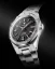 Men's silver Nivada Grenchen watch with steel strap F77 SST METEORITE MK2 68049A77 No Date 38MM Automatic