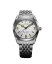 Stříbrné pánské hodinky Nivada Grenchen s ocelovým páskem Super Antarctic White 3.6.9 Cream 32066A04 38MM Automatic