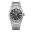 Relógio Aisiondesign Watches prata para homens com pulseira de aço HANG GMT - Grey MOP 41MM Automatic
