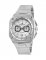 Stříbrné pánské hodinky Mondia s ocelovým páskem The Madison Forma - Silver / White 40MM Automatic