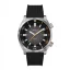Muški srebrni sat Circula Watches s gumicom SuperSport - Black 40MM Automatic