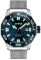 Miesten hopeinen Audaz Watches -kello teräshihnalla Marine Master ADZ-3000-02 - Automatic 44MM