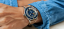 Herrenuhr aus Silber Undone Watches mit Lederband Basecamp Classic Blue 40MM Automatic