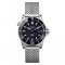 Stříbrné pánské hodinky Davosa s ocelovým páskem Argonautic Lumis Mesh - Silver/Black 43MM Automatic