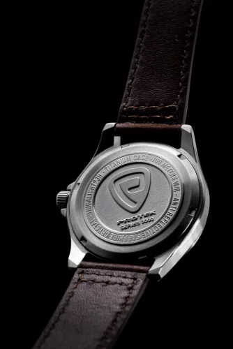 Relógio ProTek Watches preto para homem com pulseira de couro Field Series 3002 40MM