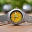Męski srebrny zegarek Circula Watches z pasem stalowym DiveSport Titan - Madame Jeanette / Hardened Titanium 42MM Automatic