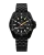 Montre Momentum Watches pour homme en noir avec un bracelet en acier SQ30 Eclipse Solar Black-Ion - TROPIC FKM STEEL 42MM