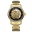 Zlaté pánske hodinky Epos s oceľovým opaskom Emotion 3390.156.22.25.32 41MM Automatic
