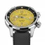Zilveren herenhorloge van Milus Watches met een rubberen band Archimèdes by Milus Yellow Stone 41MM Automatic