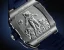 Montre homme Paul Rich Watch couleur argent avec caoutchouc Frosted Astro Day & Date Lunar - Silver / Blue 42,5MM