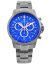 Stříbrné pánské hodinky Louis XVI s ocelovým páskem Palais Royale With Diamond 1827 - Silver 43MM