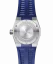 Stříbrné pánské hodinky Paul Rich s gumovým páskem Aquacarbon Pro Horizon Blue - Sunray 43MM