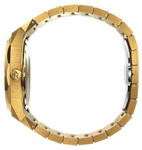 Zlaté pánske hodinky Paul Rich s oceľovým pásikom Star Dust Frosted - Gold Automatic 42MM