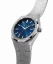 Ασημένιο ρολόι Paul Rich για άντρες με ιμάντα από χάλυβα Frosted Star Dust Indigo Waffle - Silver 45MM