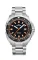 Herrenuhr aus Silber Delma Watches mit Stahlband Shell Star Silver / Black 44MM Automatic