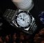 Ασημένιο ρολόι Phoibos Watches για άντρες με ιμάντα από χάλυβα Narwhal PY051E - Automatic 38MM