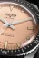 Men's silver Vulcain watch with rubber strap Skindiver Nautique - Salmon Beige Luminova - Rubber 44,5MM Automatic