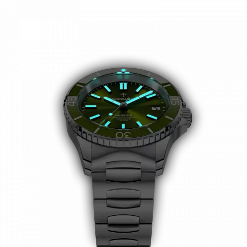 Ανδρικό ρολόι Venezianico με ατσάλινο λουράκι Nereide 3121501C Green 39MM Automatic