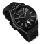 Schwarze Herrenuhr Bomberg Watches mit Gummiband DEEP NOIRE 43MM Automatic