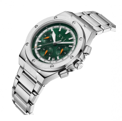 Men's silver NYI watch with steel strap Ludlow - Silver 41MM