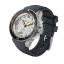 Relógio Circula Watches prata para homens com pulseira de borracha DiveSport Titan - Grey / Black DLC Titanium 42MM Automatic