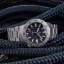 Miesten hopeinen Draken -kello teräshihnalla Benguela – Blue ETA 2824-2 Steel 43MM Automatic