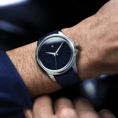 Men's Venezianico silver watch with leather strap Redentore Avventurina 1221550 40MM Automatic
