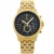 Goldene Herrenuhr Louis XVI mit Stahlband Frosted Aramis 1056 - Gold 43MM