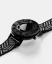Men's black Eone watch with leather strap Apex Salas Element Black - Medium 40MM