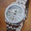 Strieborné pánske hodinky Phoibos Watches s oceľovým pásikom Voyager GMT 100M PY058E Automatic 39MM