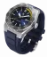 Orologio da uomo Paul Richin colore argento con elastico Aquacarbon Pro Horizon Blue - Sunray 43MM