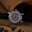 Ασημένιο ανδρικό ρολόι Epos με δερμάτινο λουράκι Emotion 3390.155.20.20.25 41MM Automatic