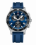 Montre Swiss Military Hanowa pour homme en couleur argent avec bracelet en caoutchouc Sports Chronograph SM34067.08 42,5MM