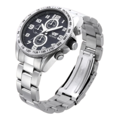 Reloj Audaz Watches plateado para hombre con correa de acero Sprinter ADZ-2025-01 - 45MM